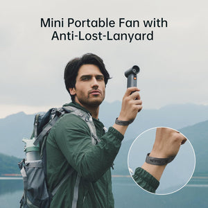 Mini Personal Handhold Turbo Fan 100 Speeds Adjustable Multi-functional Accessories