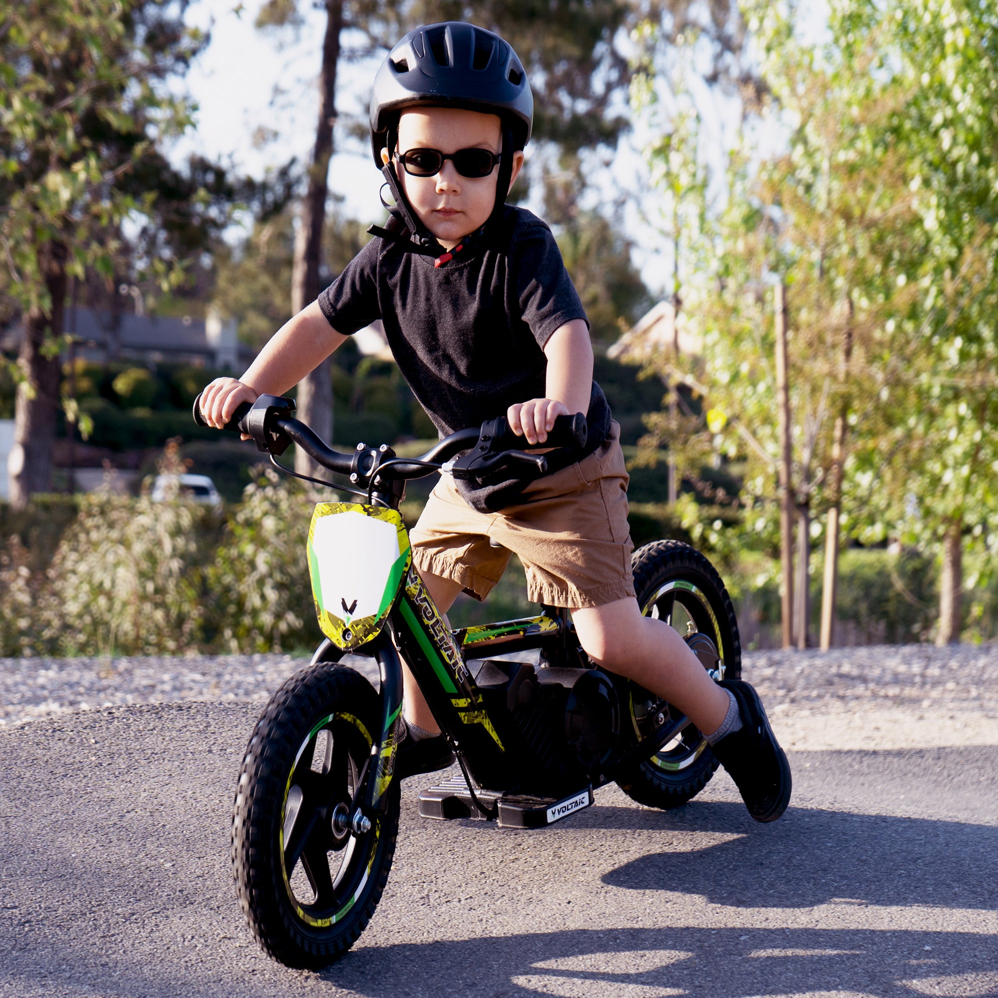 Voltaic Cub Kids Electric Dirt Bike 12'' Green
