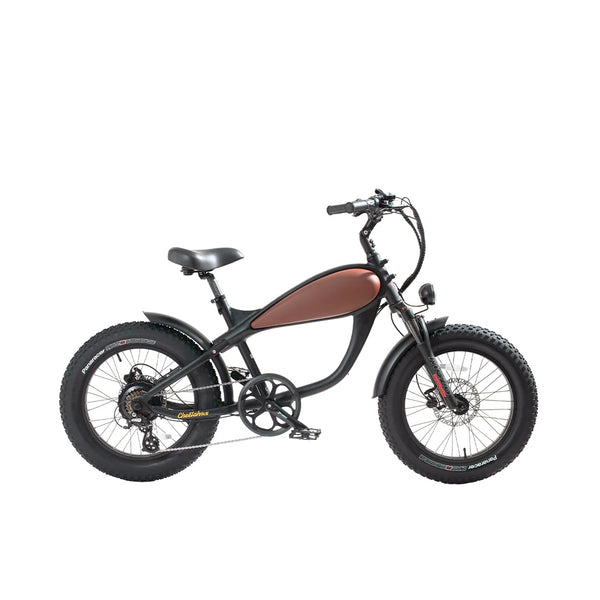 GlareWheel EBCHMINI Electric Bike Fat Tire 500W Cruiser