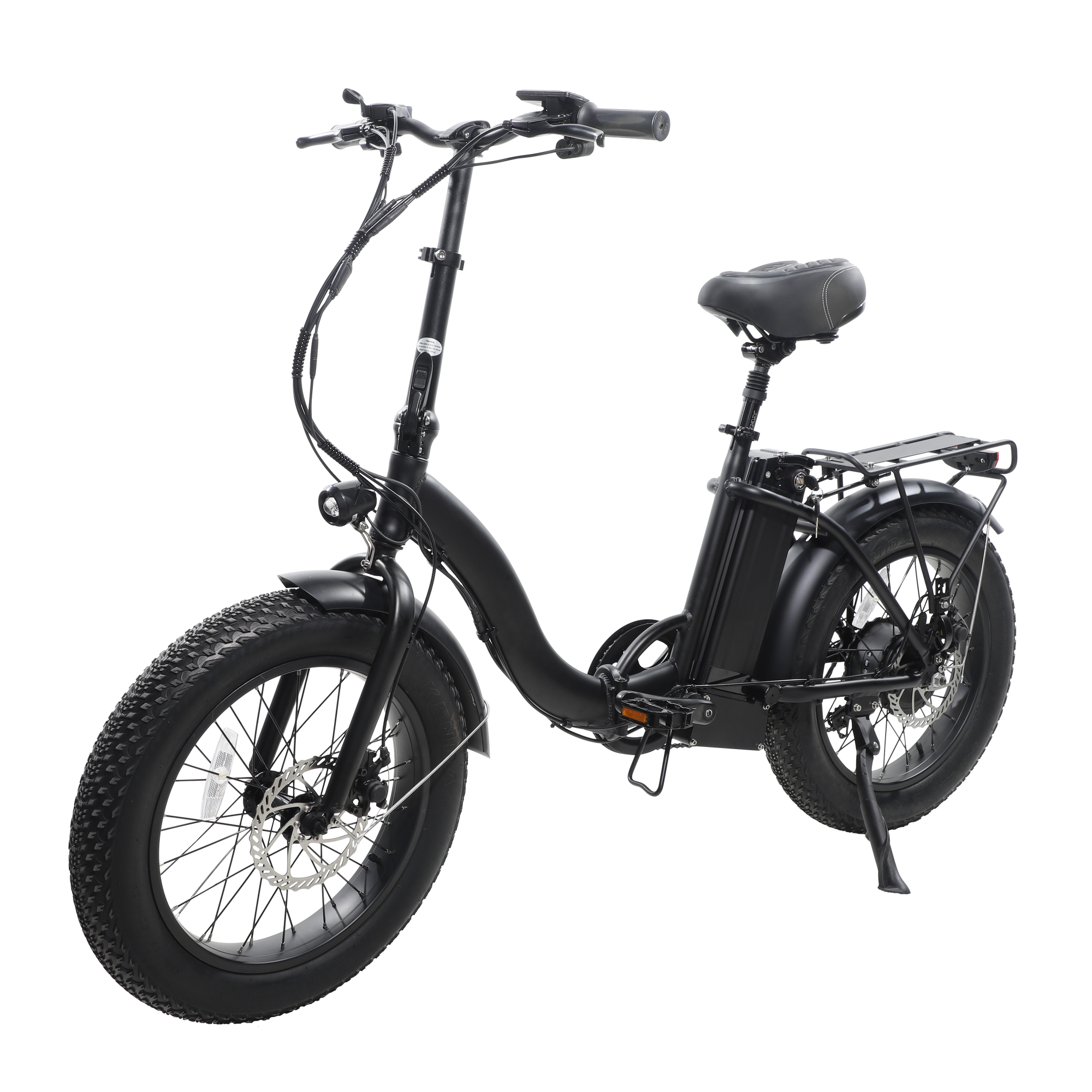 GlareWheel NEW EB RE Folding Electric Bike 20 Fat Tire