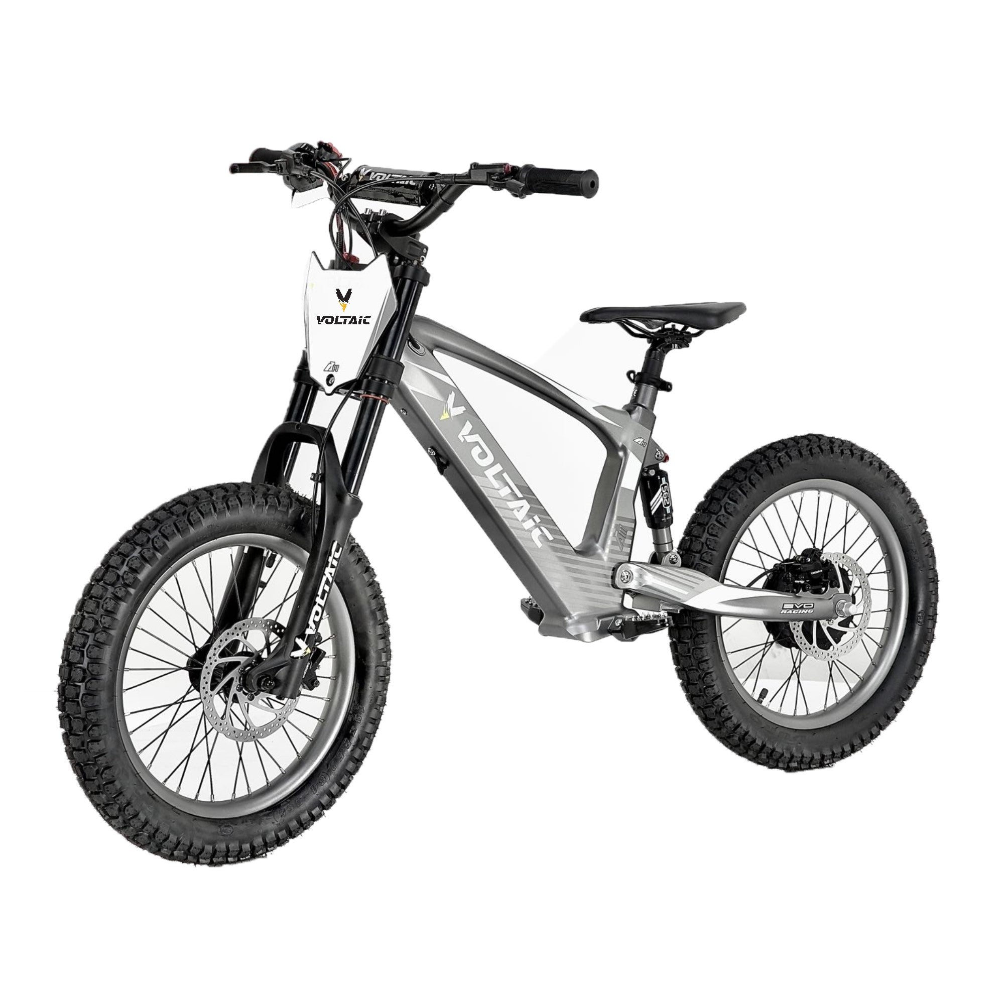 Youth Electric Dirt Bike 18'' Voltaic Flying Fox Gray