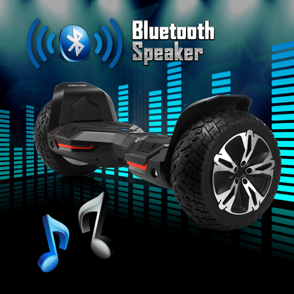 GlareWheel Offroad 8.5'' Hoverboard With Built-In Bluetooth Speaker G2 freeshipping - GlareWheel
