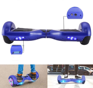 GlareWheel M2 Hoverboard Light Up Wheels Bluetooth Blue
