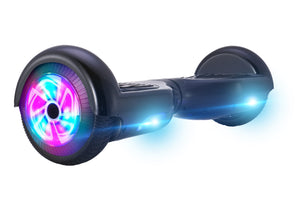 GlareWheel M2 Hoverboard Light Up Wheels Bluetooth Black