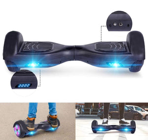 GlareWheel M2 Hoverboard Light Up Wheels Bluetooth Black