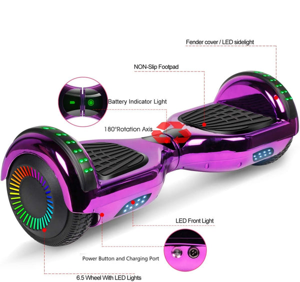 A best sale purple hoverboard