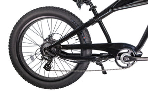 GlareWheel EB-CH Electric Bike Fat Tire 750W Cruiser 7-Speed Gear Max Speed to 28 MPH freeshipping - GlareWheel