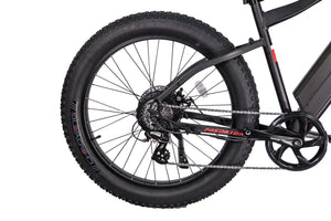 GlareWheel EB-PR Fat Tire 26" Aluminum Frame Suspension Fork Electric Mountain Bicycle freeshipping - GlareWheel