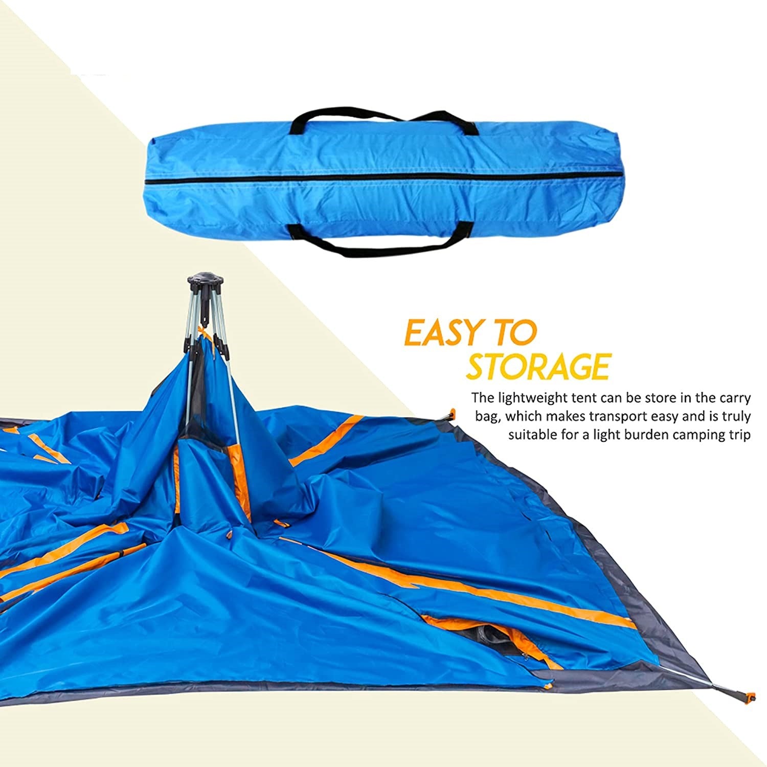 fold out tent GlareWheel Instant Pop Up Tent 5 Person Blue