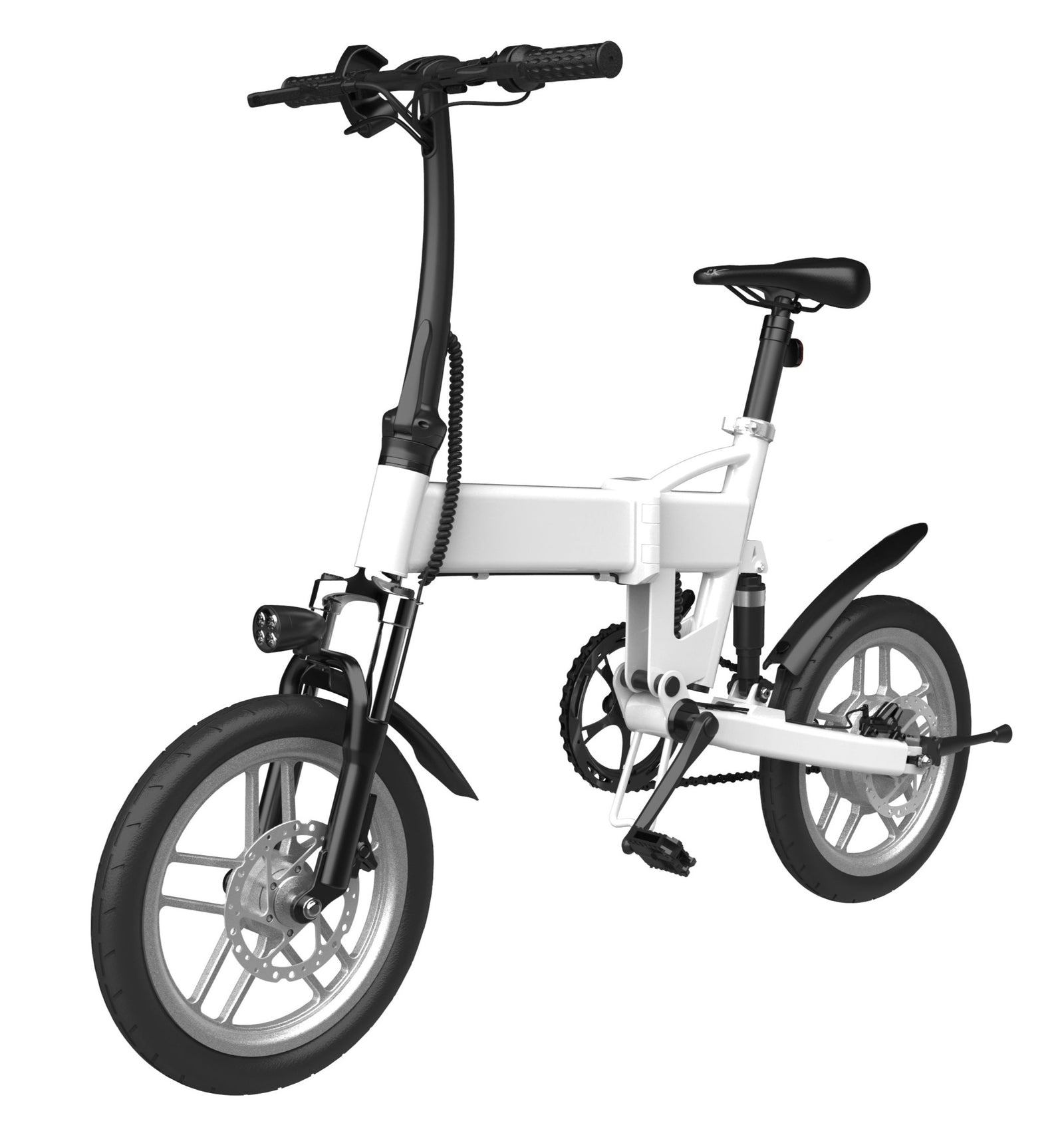 GlareWheel 16'' Folding Electric City Bike X3 White/Black Open Box(GOOD PRICE!)